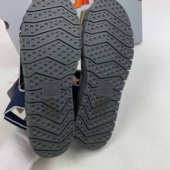 Muk Luks Azzurite Sandals Size 9 Navy blue Cushioned Non Skid Adjustable NEW NWT - Picture 10 of 15